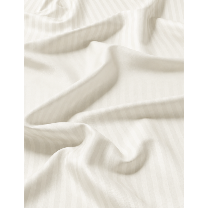 Siuvama Pure Collection satino patalynė Ecru, 220x240 cm||TavoSapnas