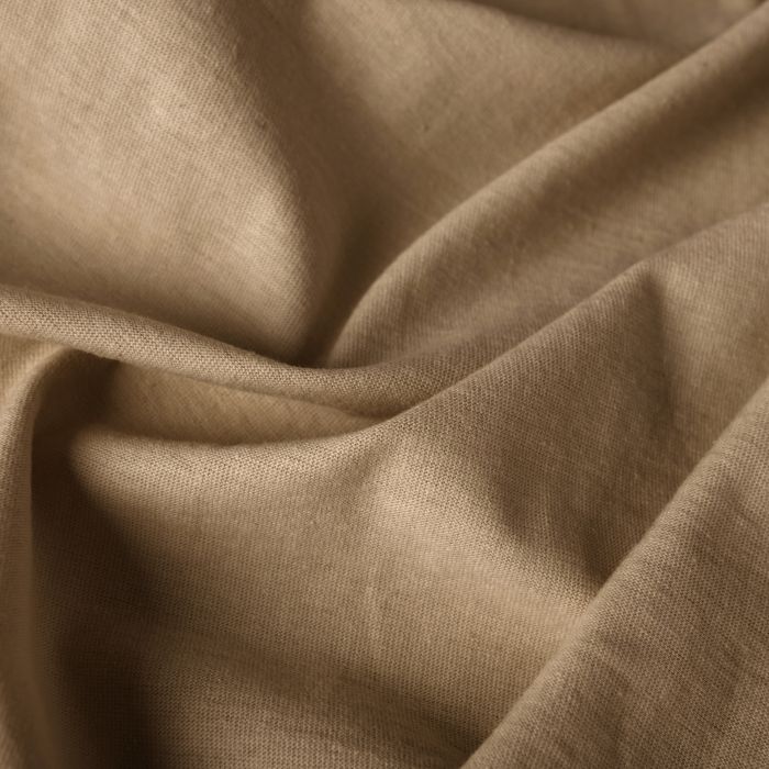 Trikotažinė paklodė su guma Premium, camel ruda, 120x200 cm||TavoSapnas