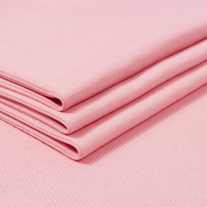 Rib trikotažas šviesus rožinis, 1x1.20m||TavoSapnas