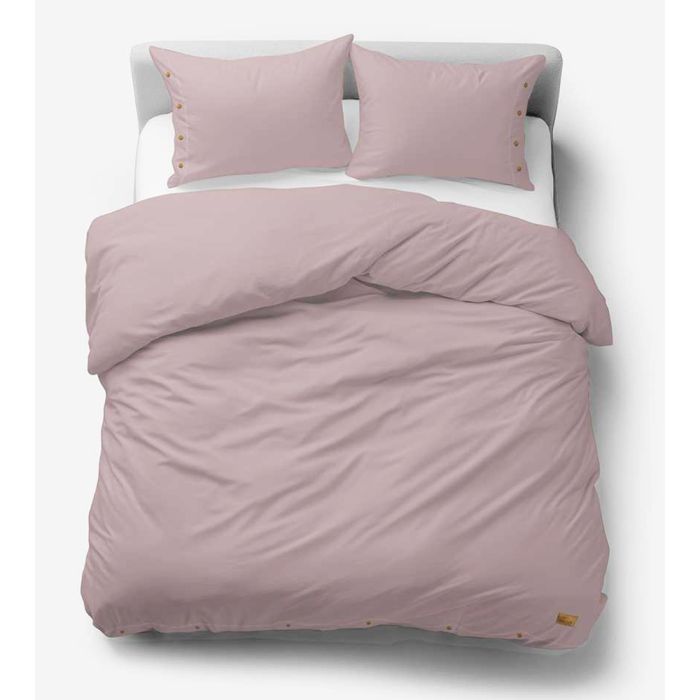 Medvilninė patalynė PURE ECO LINE Powder Pink, 200x220, 70x80 cm||TavoSapnas