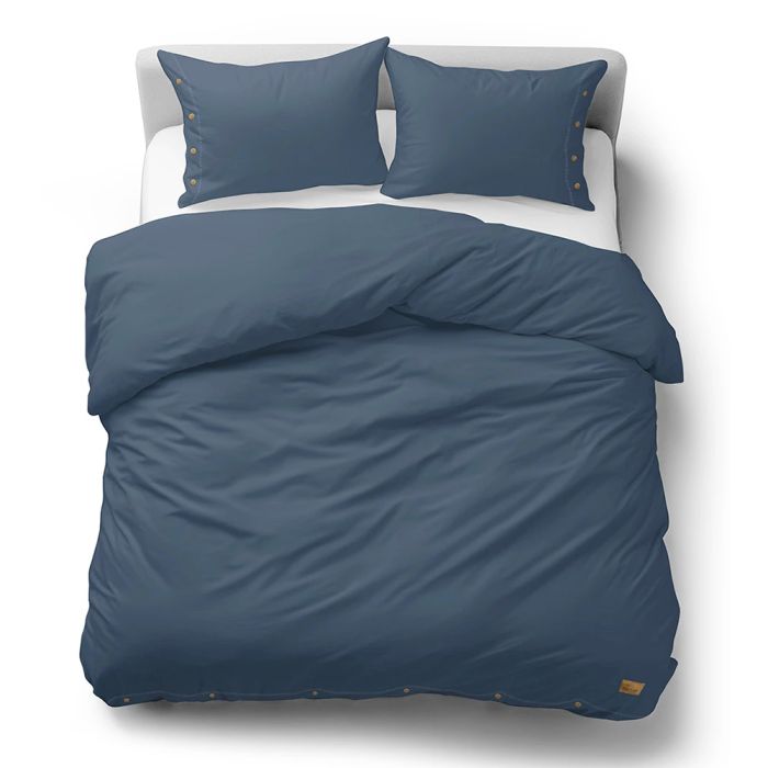 Medvilninė patalynė PURE ECO LINE Denim, 140x200, 70x80 cm||TavoSapnas