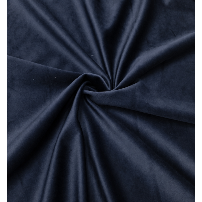 Matuojama veliūrinė užuolaida Darker Blue, aukštis 300 cm||TavoSapnas
