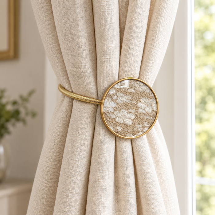 Užuolaidų magnetas Gold Lace||TavoSapnas