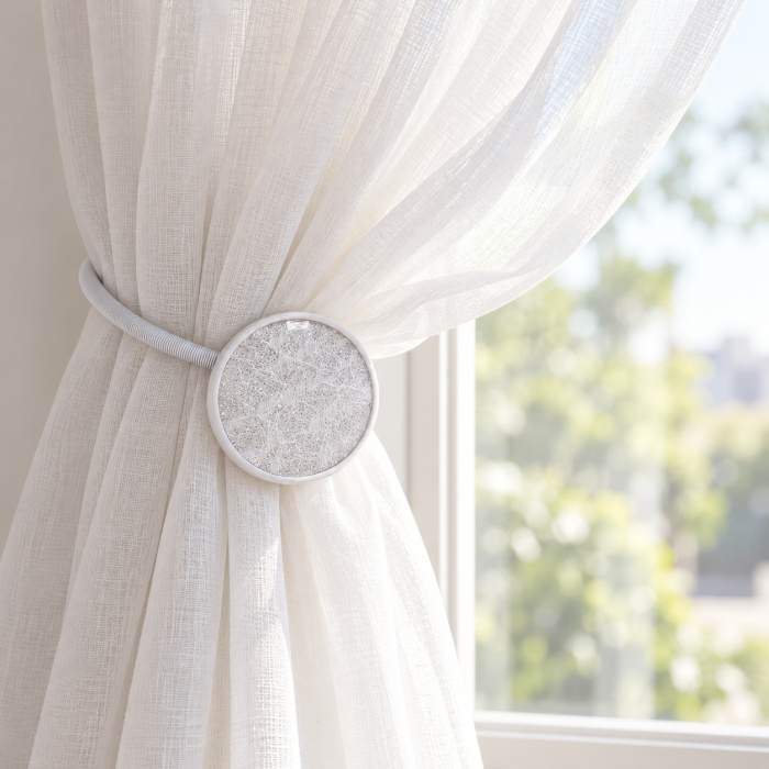 Užuolaidų magnetas White Lace||TavoSapnas