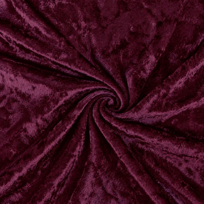 Plonas glamžytas aksomas Bordo Purple||TavoSapnas