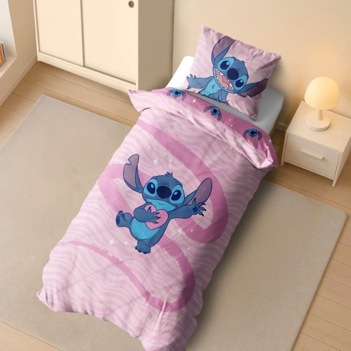 Dvipusė Disney patalynė Stitch, 100x135, 40x60 cm||TavoSapnas