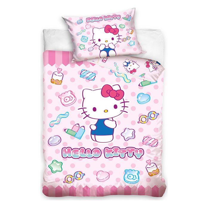 Dvipusė Disney patalynė Hello Kitty, 100x135, 40x60 cm||TavoSapnas