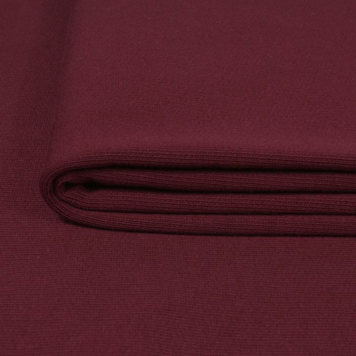 Trisiūlis kilpinis trikotažas bordo, 1x1.80m||TavoSapnas