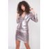Suknelinis audinys Metallic||TavoSapnas