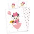 Ekologiškos medvilninės flanelės patalynė Minnie, 100x135, 40x60 cm||TavoSapnas