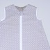 Vasarinis miegmaišis su dvipusiu užtrauktuku Grey dots, 110 cm||TavoSapnas