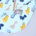 Vasarinis muslino miegmaišis su dvipusiu užtrauktuku Dino, 70 cm||TavoSapnas