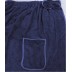 4 dalių pirties rankšluosčio ir turbano komplektas NAVY BLUE||TavoSapnas