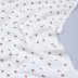 Double gauze muslinas Širdelės, likutis 0.40x2.80m||TavoSapnas