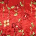 Atlasinis audinys Red Flower. likutis 0.95x1.40m||TavoSapnas