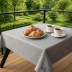 Lauko staltiesė su UV apsauga Linen Grey, 155x185 cm||TavoSapnas