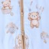 Šiltas miegmaišis su dvipusiu užtrauktuku Teddy Bear, 120 cm, be rankovių, medvilninis||TavoSapnas