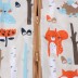 Šiltas miegmaišis su dvipusiu užtrauktuku Miškelis, 100 cm, be rankovių, medvilninis||TavoSapnas