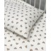 Patalynės komplektas kūdikiams iš kolekcinės medvilnės Širdelės, 90x120, 40x60 cm||TavoSapnas