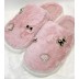 Moteriškos šlepetės su kailiuku Pink Fluffy, 36 dydis||TavoSapnas