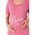 Medvilniniai naktiniai maitinančiai Pink, XL||TavoSapnas