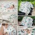 Flanelinis vystyklas Baby, 100x100 cm||TavoSapnas