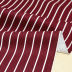 Tvirtas medvilninis audinys, Bordo Stripes||TavoSapnas