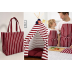 Tvirtas medvilninis audinys, Bordo Stripes||TavoSapnas