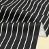 Tvirtas medvilninis audinys, Black Stripes, 0.20x0.40m||TavoSapnas