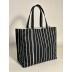 Tvirtas medvilninis audinys, Black Stripes, 0.40x0.85m||TavoSapnas