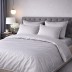 Pure Collection mako satino patalynė Light Grey, 200x220, 70x80 cm||TavoSapnas