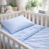 Patalynės komplektas kūdikiams Žydras Languotas, 110x140, 40x60 cm||TavoSapnas