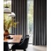 Matuojama veliūrinė užuolaida Matte Dark Grey, aukštis 320 cm||TavoSapnas