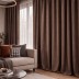 Matuojama naktinė užuolaida Linen Dimout, aukštis 305 cm||TavoSapnas