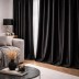 Matuojama naktinė užuolaida Classic Black, aukštis 285 cm||TavoSapnas