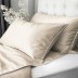 Pure Collection mako satino patalynė Sand Beige, 140x200, 70x80 cm||TavoSapnas