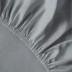 Pure Collection satino paklodė su guma GREY, 180x200 cm||TavoSapnas