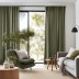 Naktinių užuolaidų komplektas Chenille Linen, plotis 330 cm||TavoSapnas