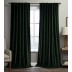 Karališkojo veliūro naktinių užuolaidų komplektas Dark Green, plotis 500 cm||TavoSapnas