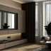 Naktinių užuolaidų komplektas Rio Dark Brown, plotis 500 cm||TavoSapnas