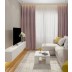 Naktinių užuolaidų komplektas Rio Ash Pink, plotis 590 cm||TavoSapnas