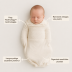 Mažas Swaddellini miegmaišis Natural, 2.7-5.4 kg, organinės medvilnės||TavoSapnas