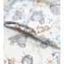 Medvilninė paklodė su guma Balionėliai, 60x120 cm||TavoSapnas