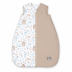 Miegmaišis su dvipusiu užtrauktuku Ežiukai, 110 cm, be rankovių, medvilninis||TavoSapnas