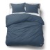 Medvilninė patalynė PURE ECO LINE Denim, 160x200, 70x80 cm||TavoSapnas
