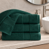 Medvilninis rankšluostis Rocco Dark Green, 50x90 cm||TavoSapnas
