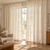 Matuojama naktinė užuolaida Natural Linen, aukštis 295 cm||TavoSapnas
