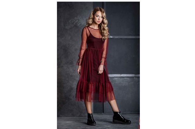 Elastinis tiulis Bordo||TavoSapnas