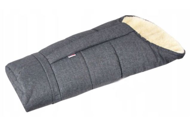 Vilnonis žieminis vokelis su prailginimu Grey jeans|Satininės paklodės|TavoSapnas