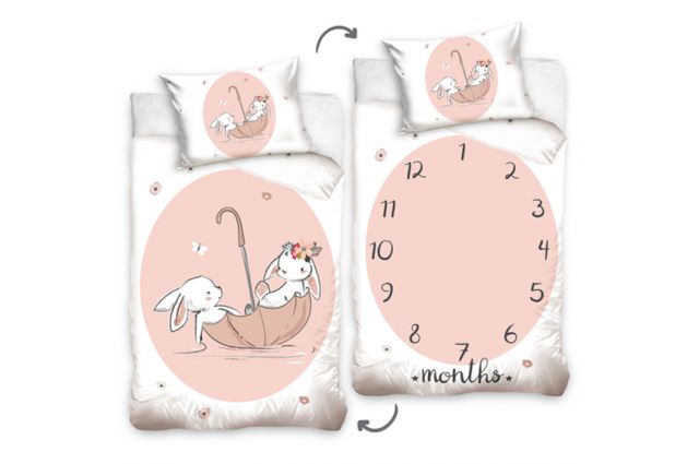 Premium patalynė Miego zuikutės|Satininės paklodės|TavoSapnas